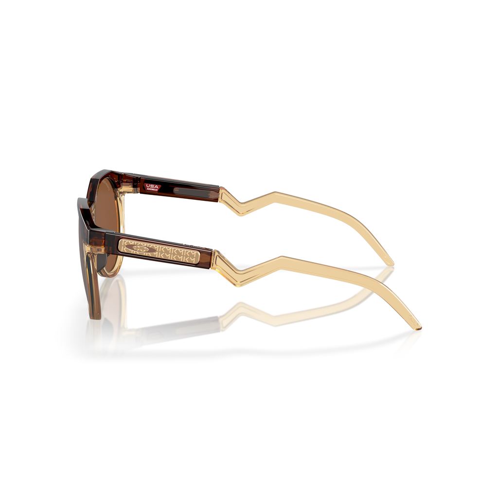 Oakley HSTN Sunglasses - Velocity 21 Amber/Light Curry + Prizm Tungsten