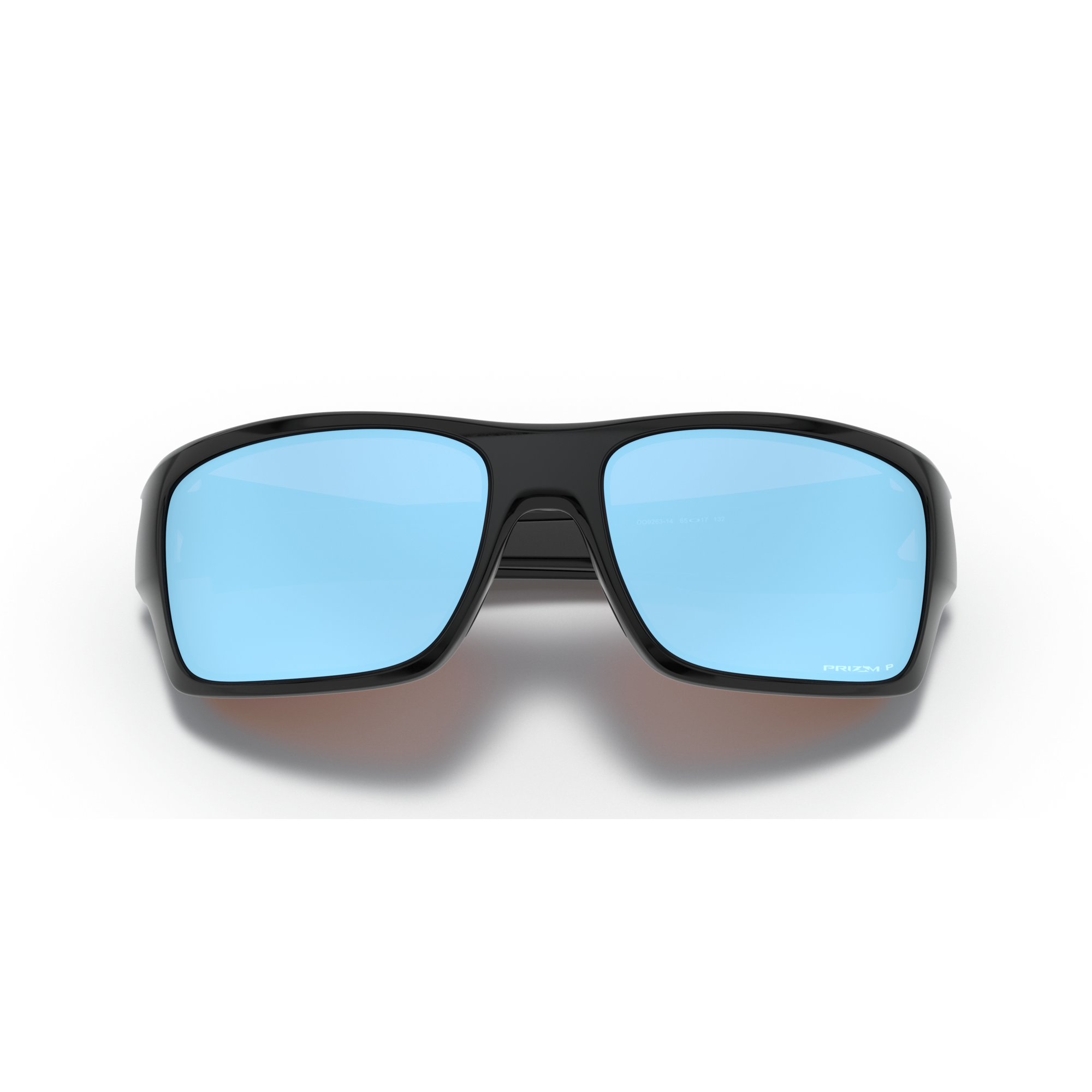 Oakley Turbine Sunglasses - Velocity 21 Polished Black + Prizm Deep Water Polarised