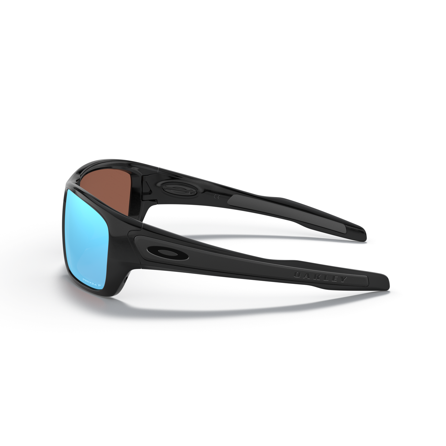 Oakley Turbine Sunglasses - Velocity 21 Polished Black + Prizm Deep Water Polarised