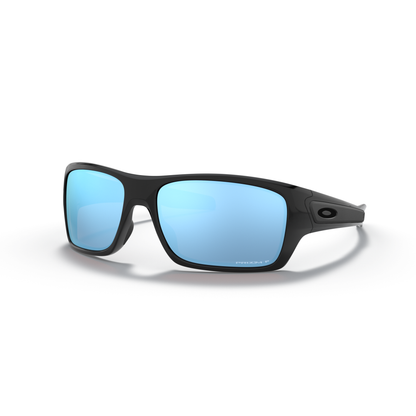 Oakley Turbine Sunglasses - Velocity 21 Polished Black + Prizm Deep Water Polarised