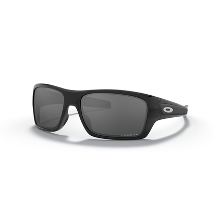 Oakley Turbine Sunglasses - Velocity 21 Polished Black + Prizm Black Polarised