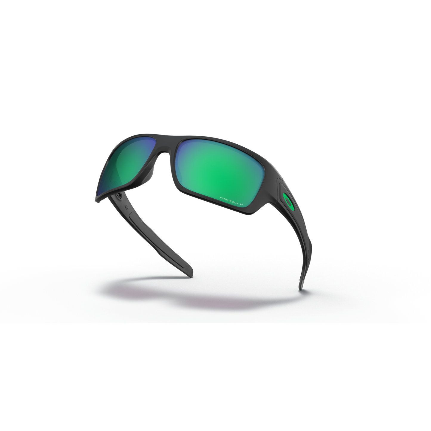 Oakley Turbine Sunglasses - Velocity 21 Matte Black + Prizm Jade Polarised