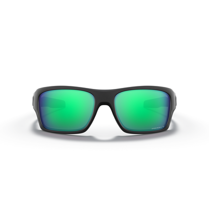 Oakley Turbine Sunglasses - Velocity 21 Matte Black + Prizm Jade Polarised