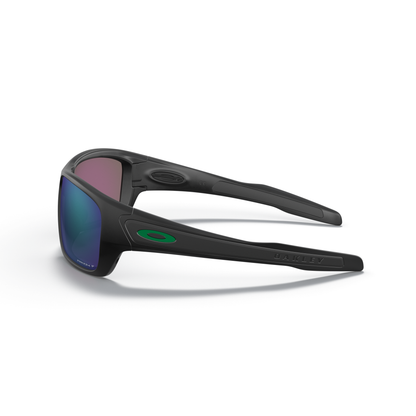 Oakley Turbine Sunglasses - Velocity 21 Matte Black + Prizm Jade Polarised