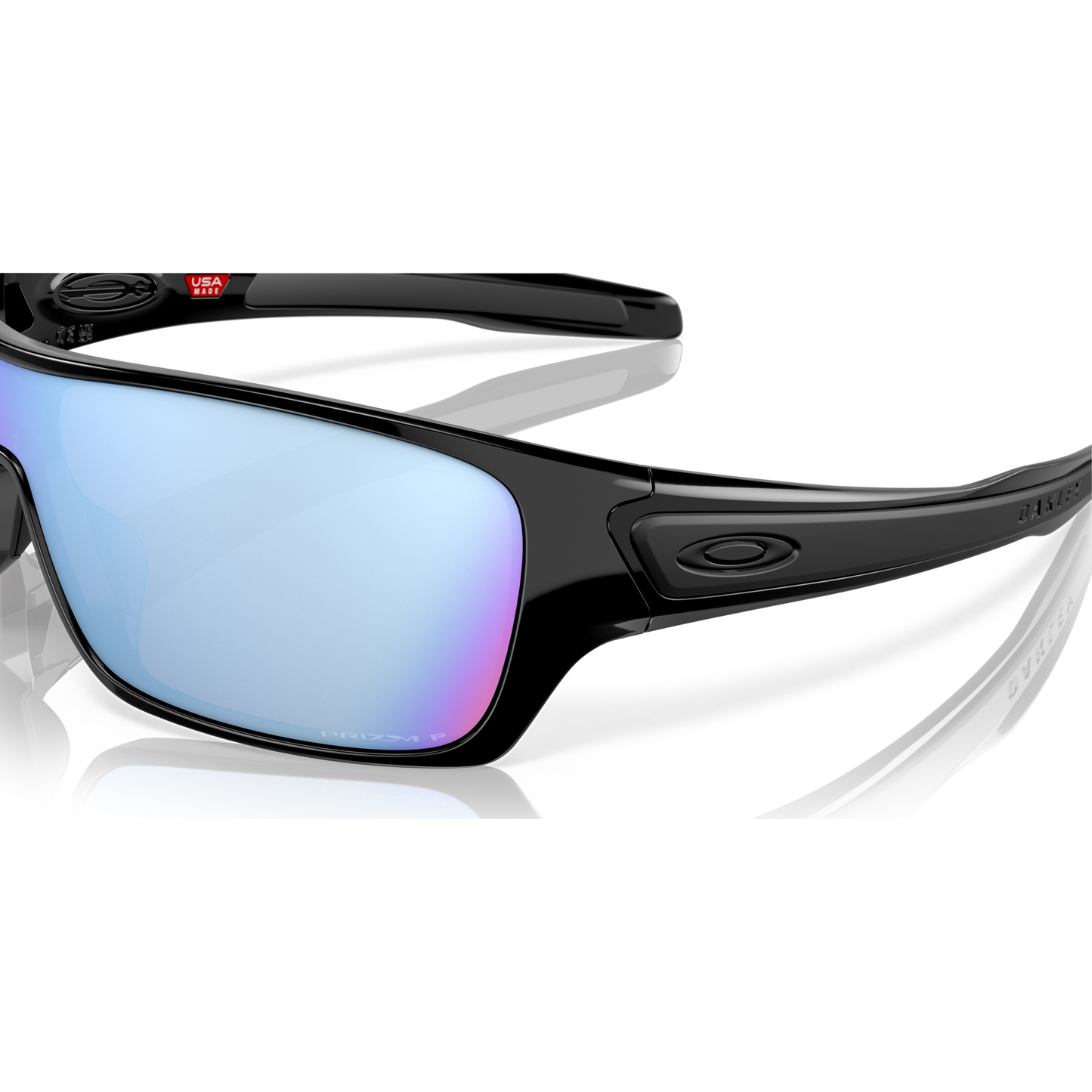 Oakley - Turbine Rotor Sunglasses - Velocity 21 Polished Black + Prizm Deep Water Polarised