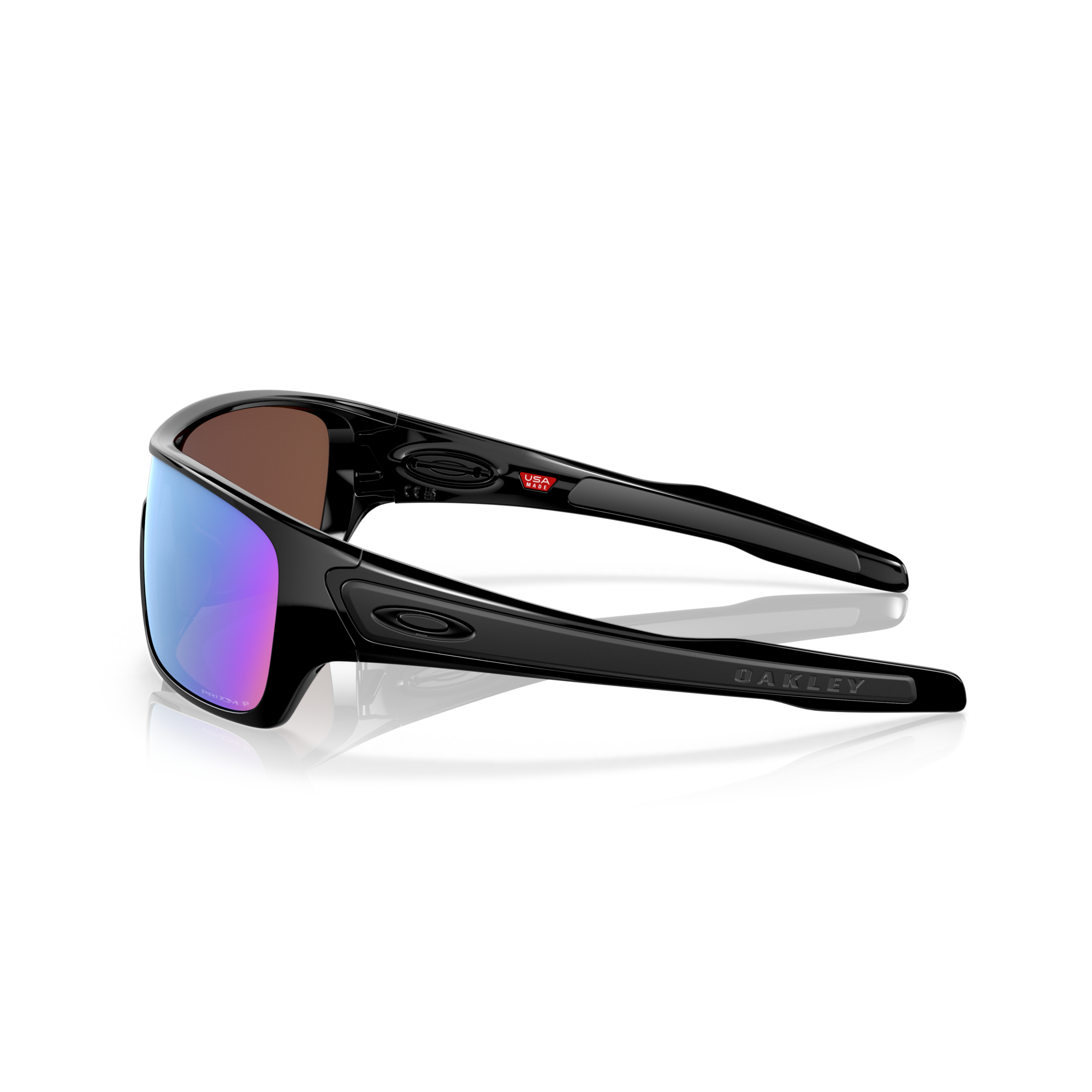 Oakley - Turbine Rotor Sunglasses - Velocity 21 Polished Black + Prizm Deep Water Polarised