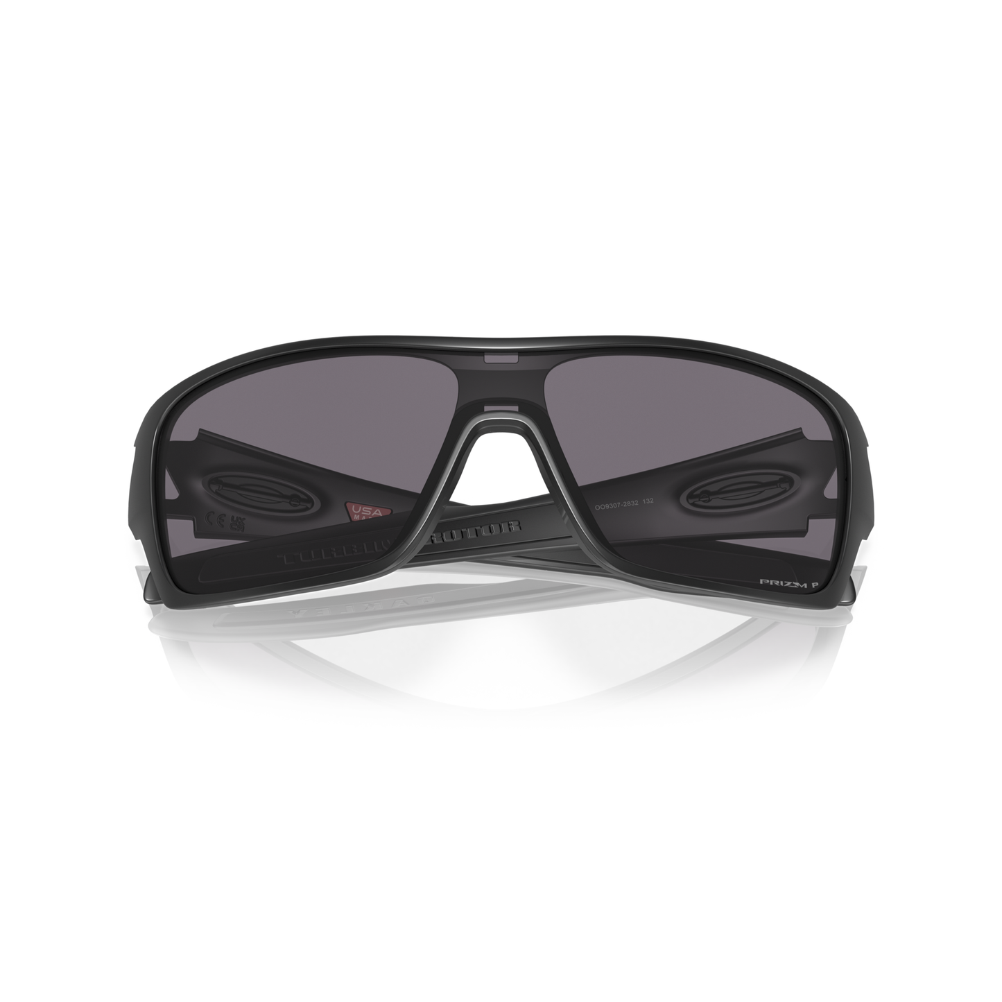 Oakley - Turbine Rotor Sunglasses - Velocity 21 Matte Black + Prizm Grey Polarised
