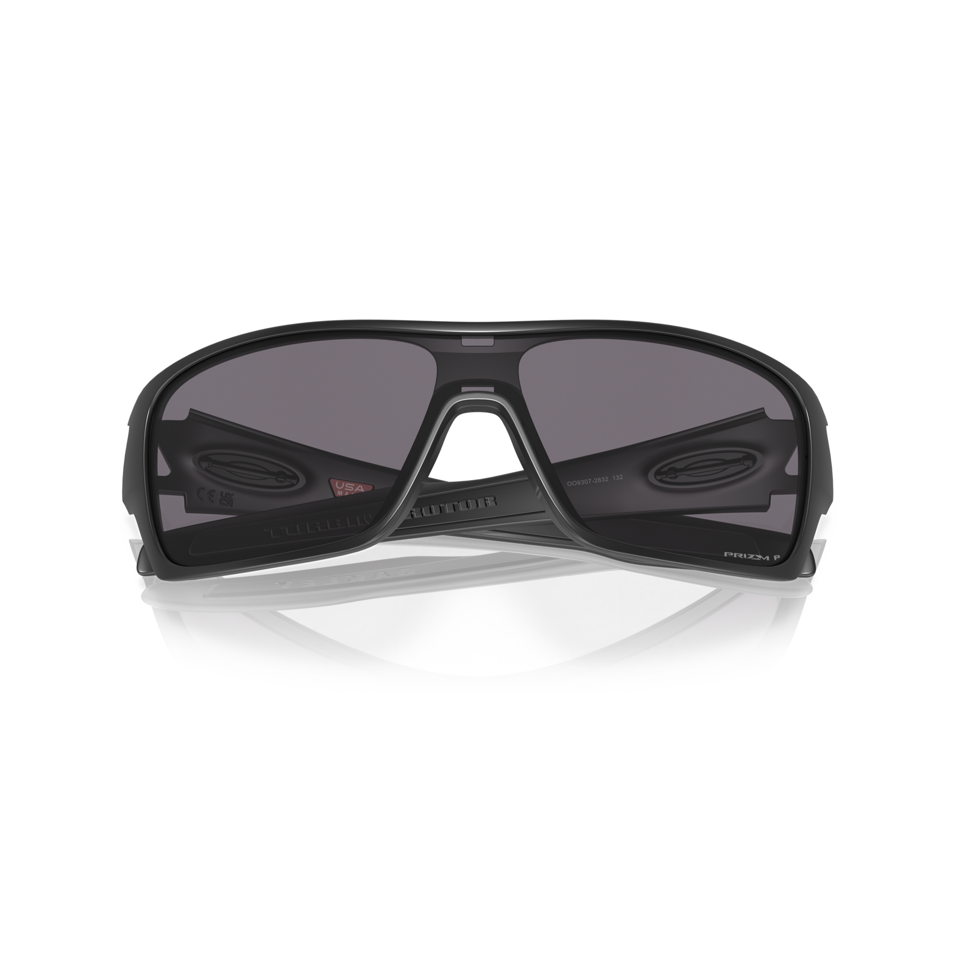 Oakley - Turbine Rotor Sunglasses - Velocity 21 Matte Black + Prizm Grey Polarised