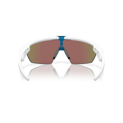 Oakley Sphaera Sunglasses - Velocity 21 Matte White + Prizm Sapphire Polarised