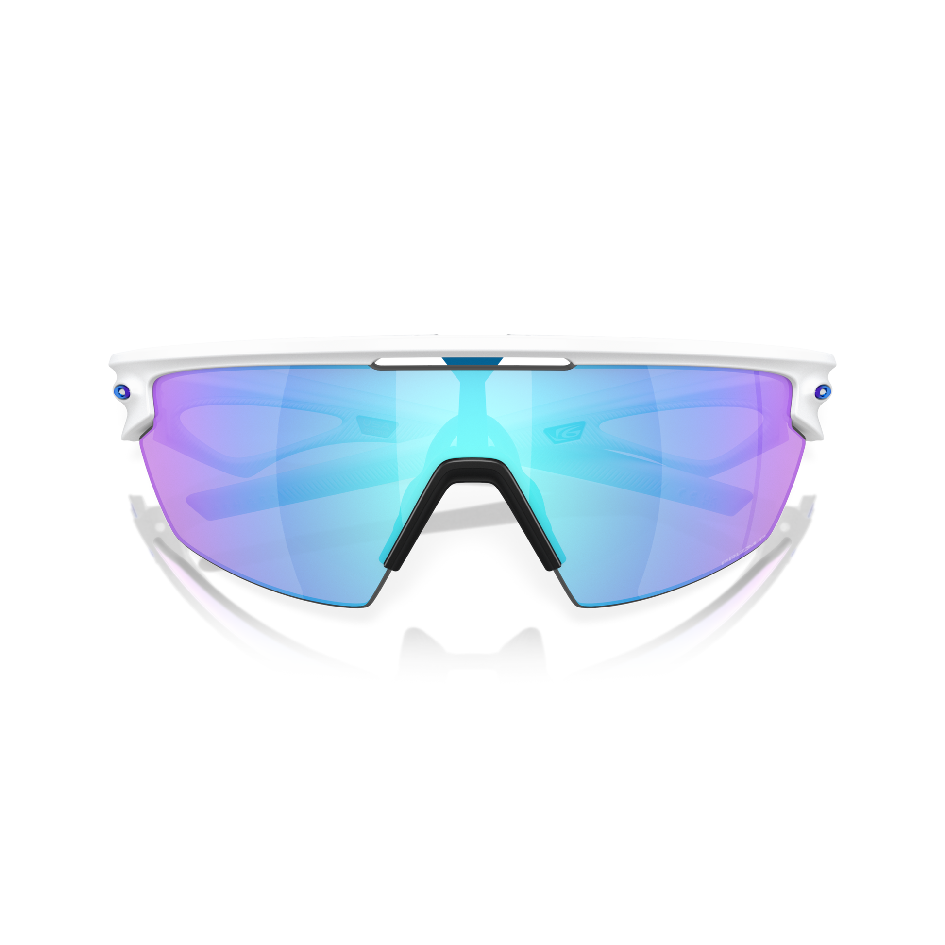 Oakley Sphaera Sunglasses - Velocity 21 Matte White + Prizm Sapphire Polarised