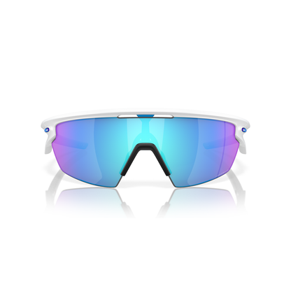 Oakley Sphaera Sunglasses - Velocity 21 Matte White + Prizm Sapphire Polarised