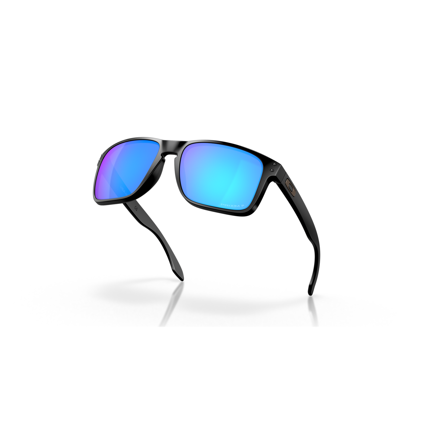Oakley Holbrook XL Sunglasses - Velocity 21 Matte Black + Prizm Sapphire Polarised