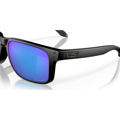 Oakley Holbrook XL Sunglasses - Velocity 21 Matte Black + Prizm Sapphire Polarised