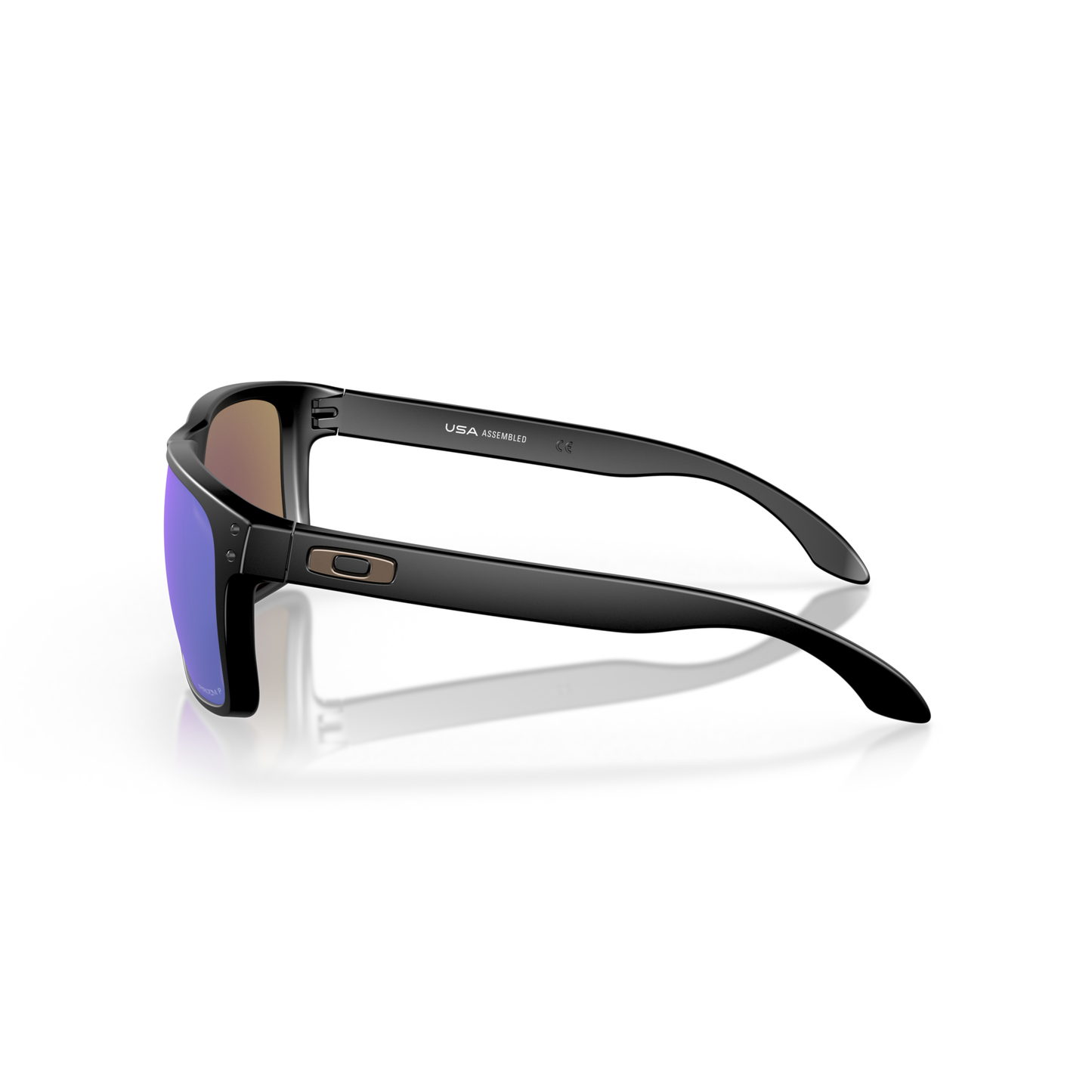 Oakley Holbrook XL Sunglasses - Velocity 21 Matte Black + Prizm Sapphire Polarised