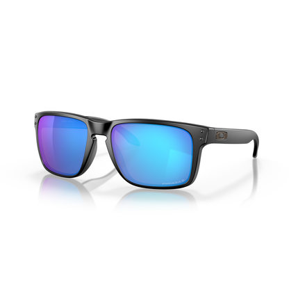 Oakley Holbrook XL Sunglasses - Velocity 21 Matte Black + Prizm Sapphire Polarised