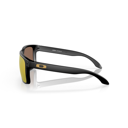 Oakley Holbrook XL Sunglasses - Velocity 21 Matte Black + Prizm 24K Polarised