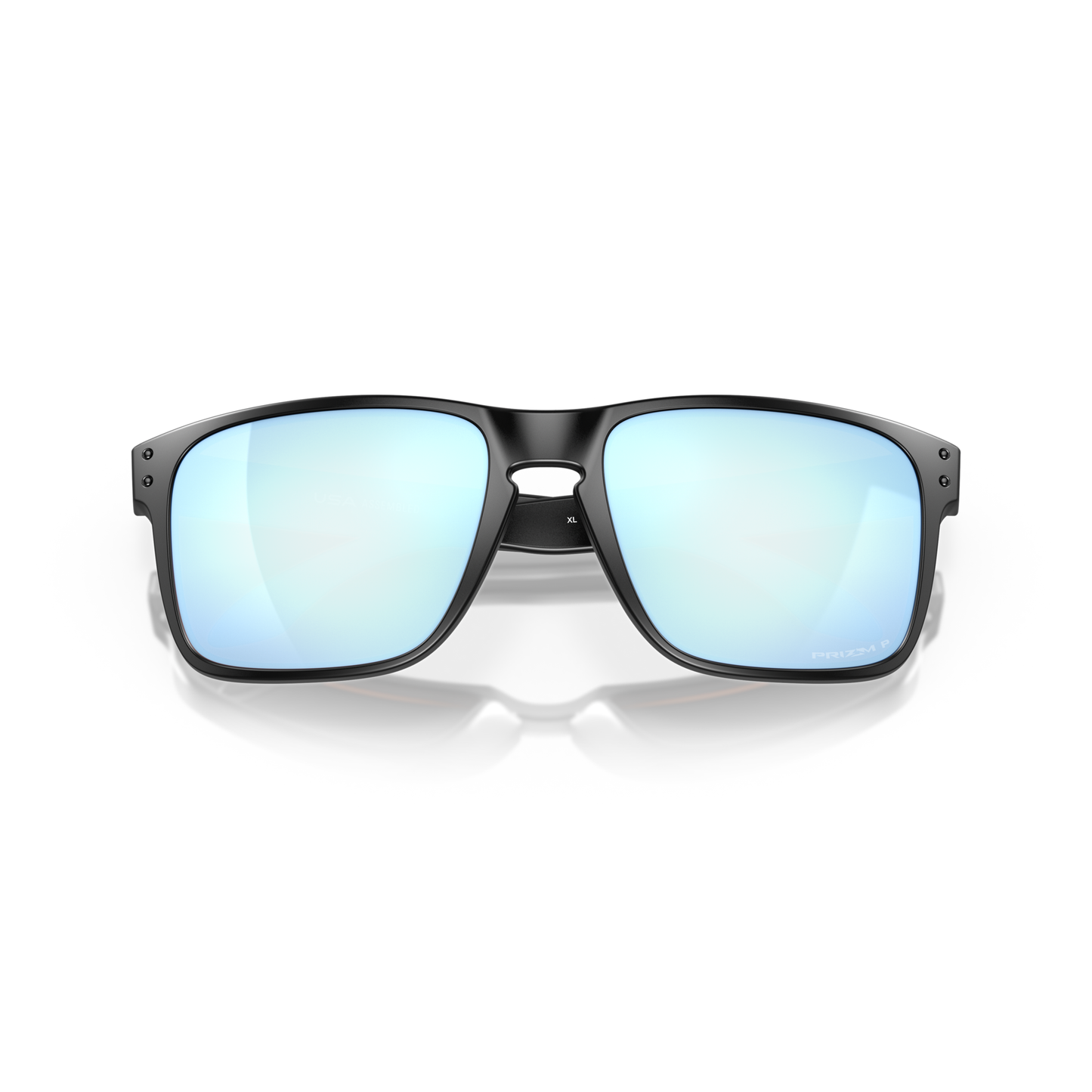 Oakley Holbrook XL Sunglasses - Velocity 21 Matte Black + Prizm Deep Water Polarised