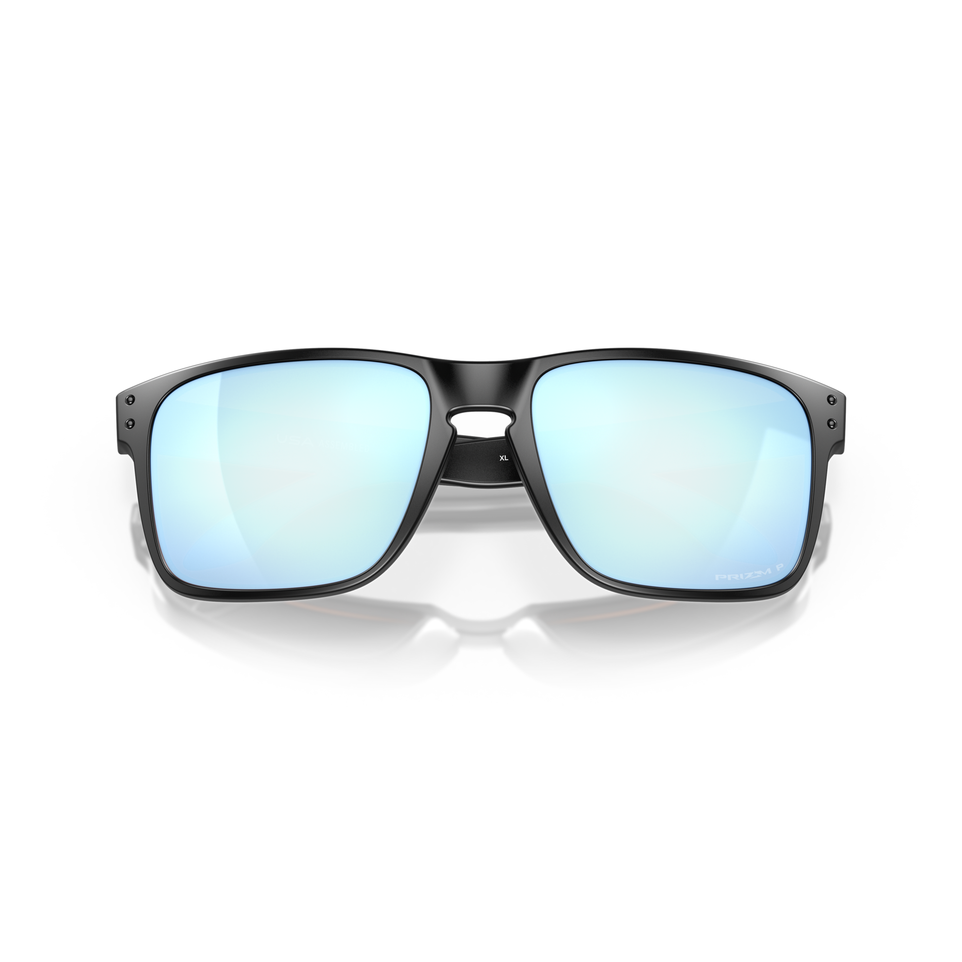 Oakley Holbrook XL Sunglasses - Velocity 21 Matte Black + Prizm Deep Water Polarised