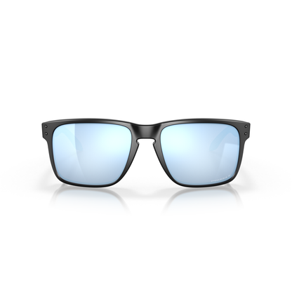 Oakley Holbrook XL Sunglasses - Velocity 21 Matte Black + Prizm Deep Water Polarised