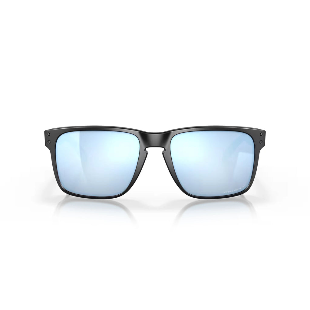 Oakley Holbrook XL Sunglasses - Velocity 21 Matte Black + Prizm Deep Water Polarised