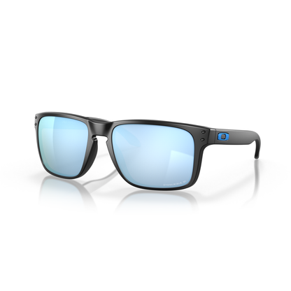 Oakley Holbrook XL Sunglasses - Velocity 21 Matte Black + Prizm Deep Water Polarised