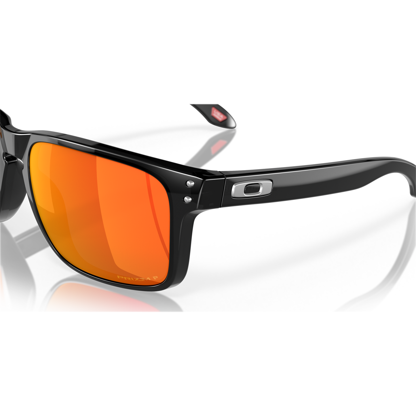 Oakley Holbrook XL Sunglasses - Velocity 21 Polished Black + Prizm Ruby Polarised
