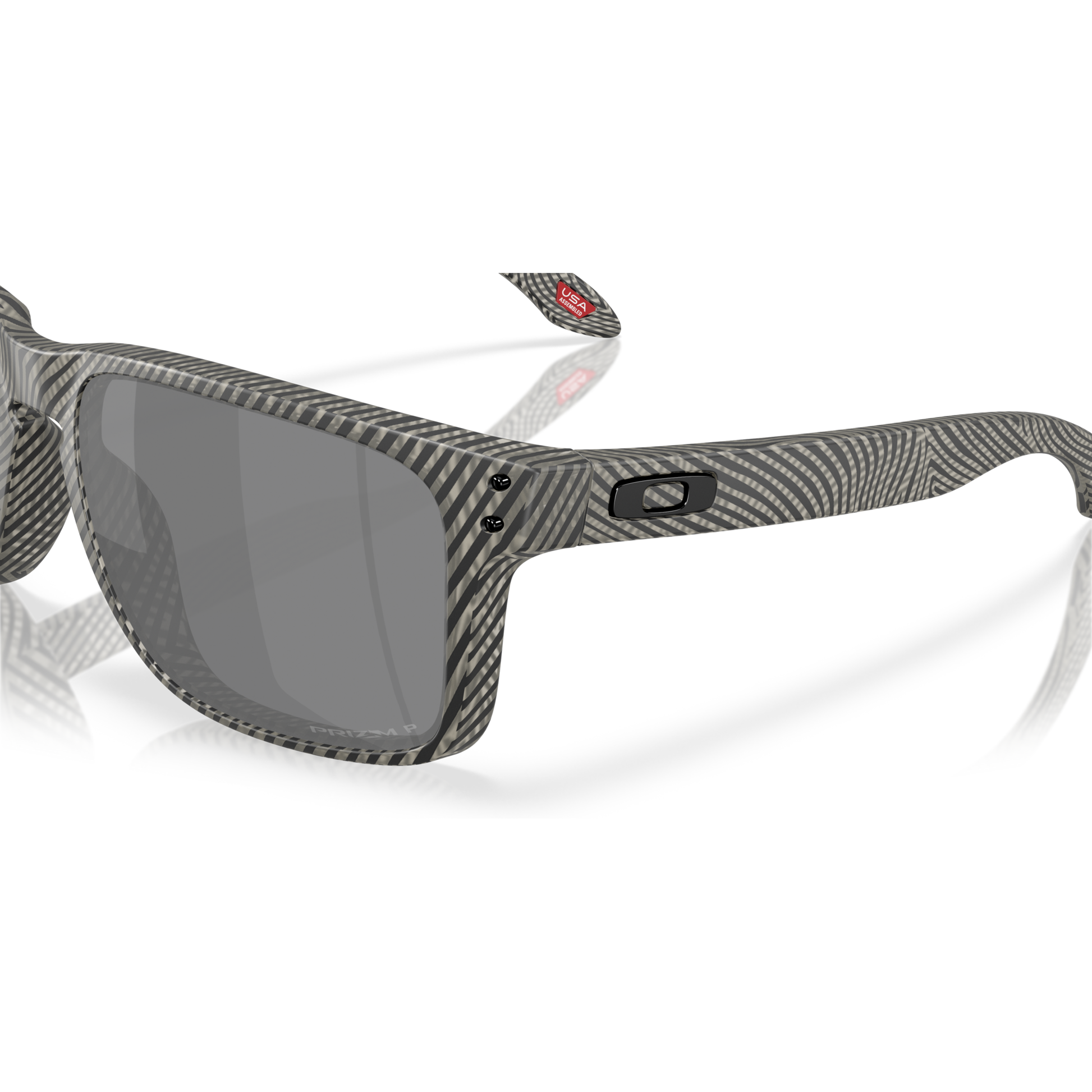 Oakley Holbrook XL Sunglasses - Velocity 21 Matte Grey Ink Fingerprint + Prizm Black Polarised