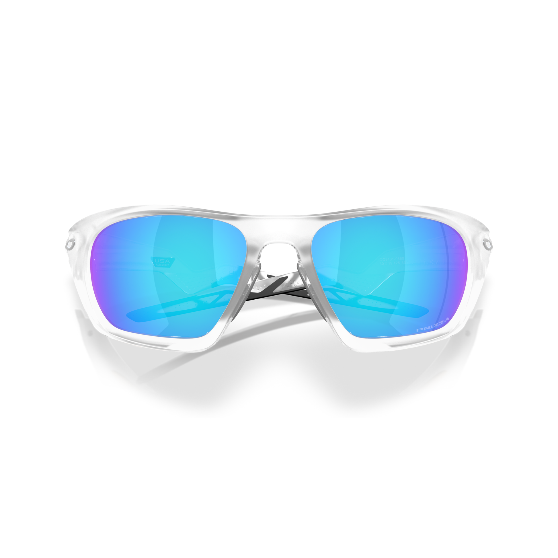 Oakley Lateralis Sunglasses - Velocity 21 Matte Clear + Prizm Sapphire