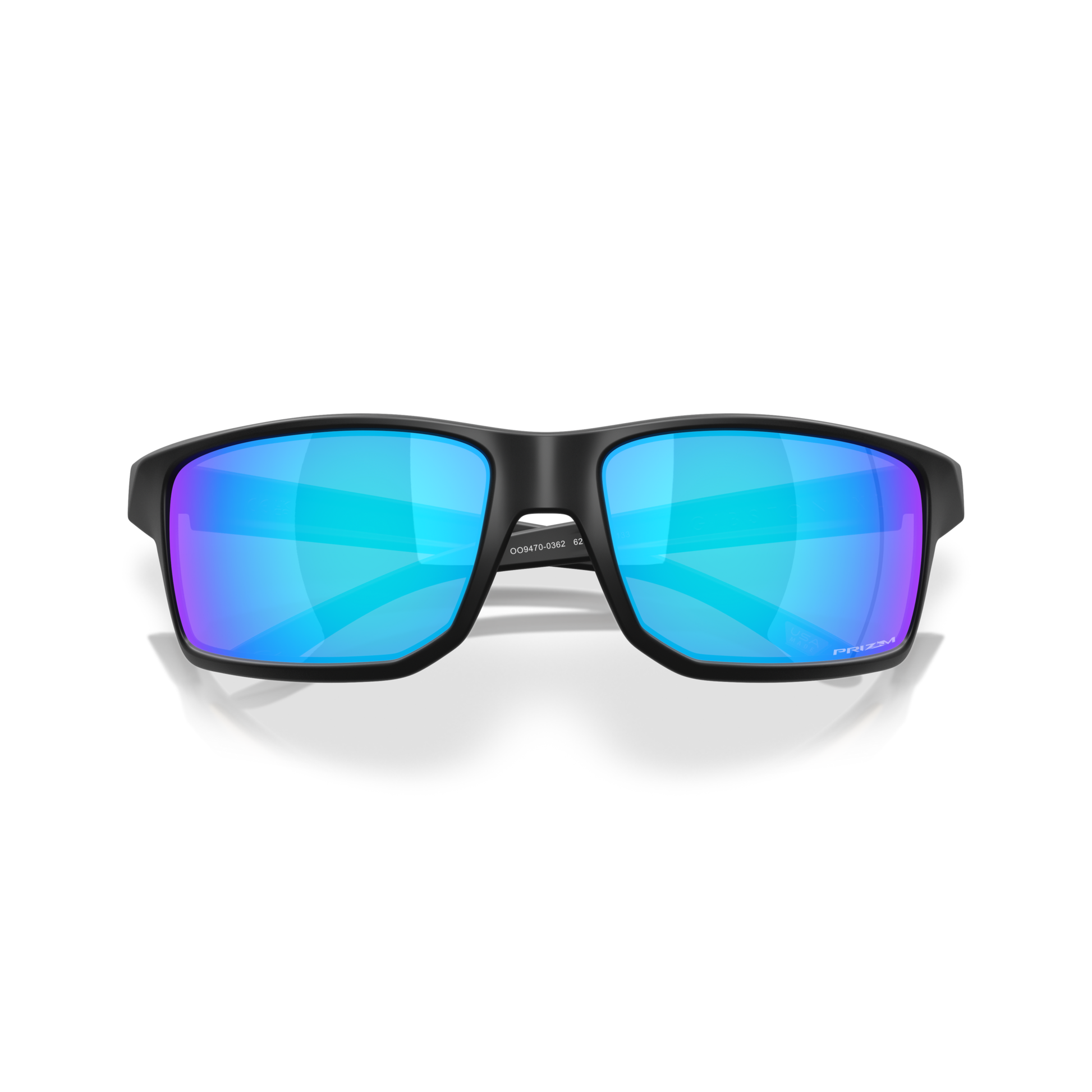 Oakley Gibston XL Sunglasses - Velocity 21 Matte Black + Priam Sapphire