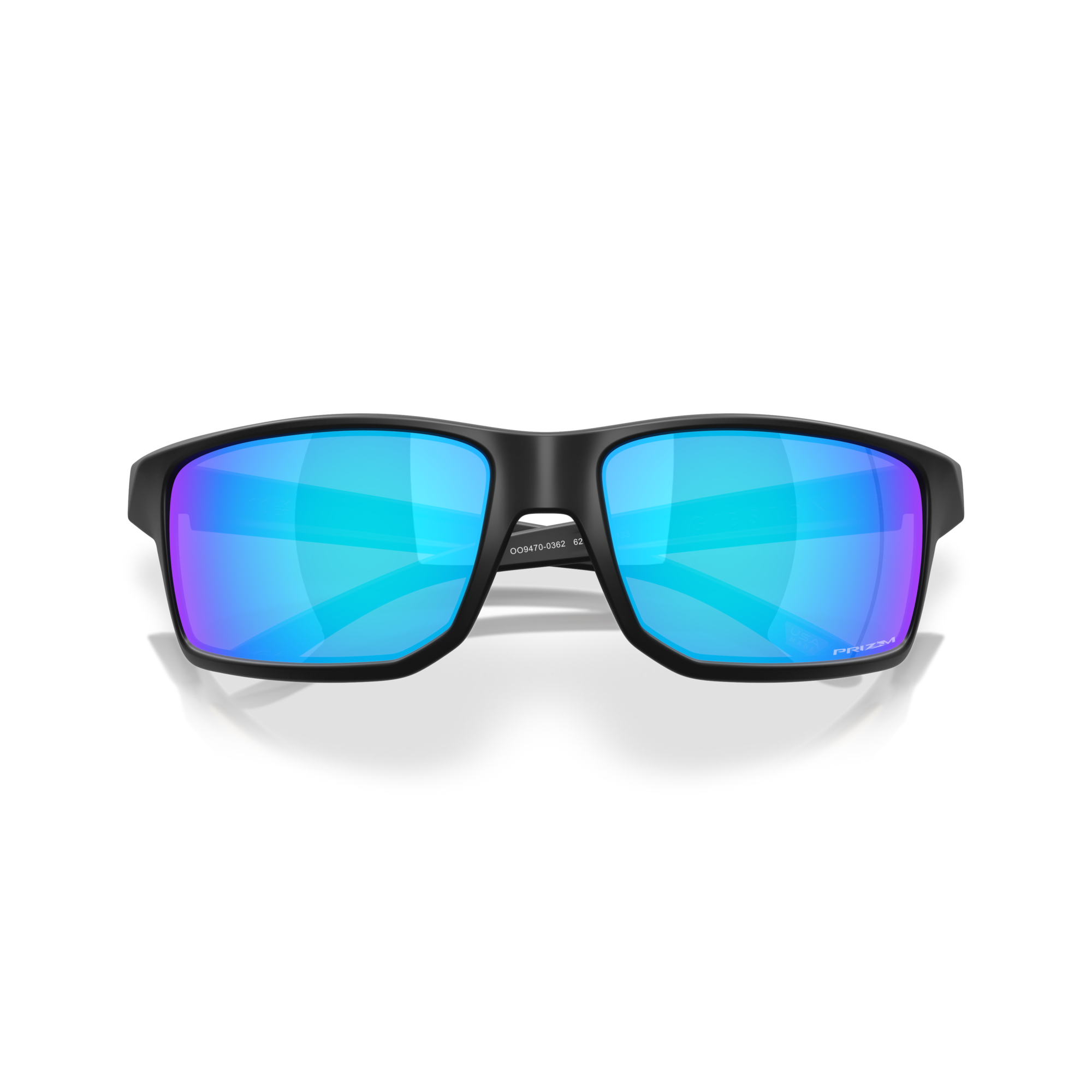 Oakley Gibston XL Sunglasses - Velocity 21 Matte Black + Priam Sapphire