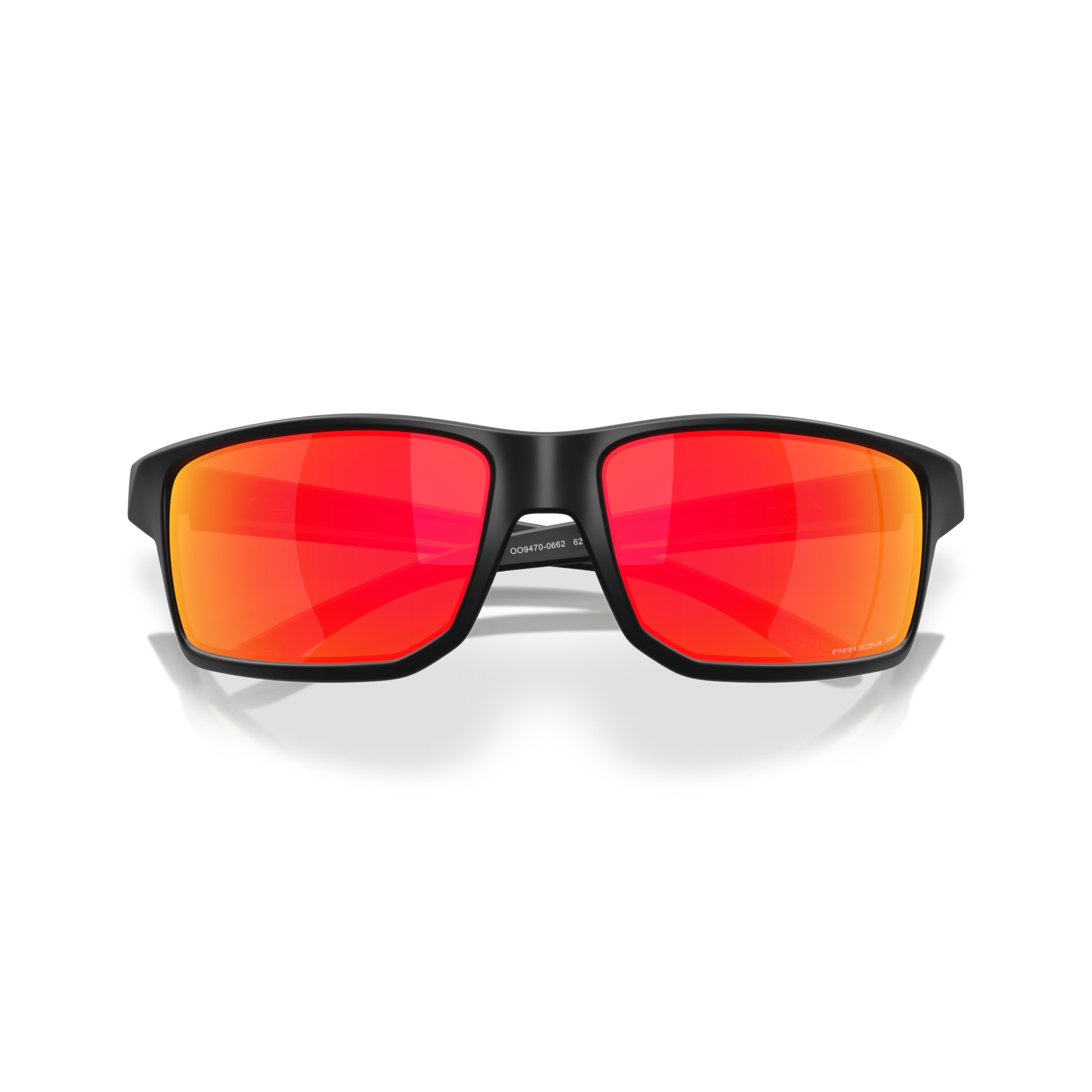 Oakley Gibston XL Sunglasses - Velocity 21 Matte Black + Prizm Ruby Polarised