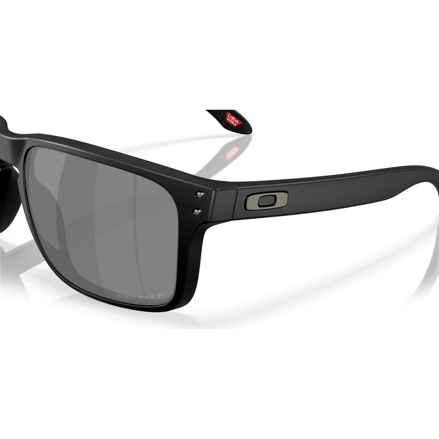 Oakley Holbrook XXL Sunglasses - Velocity 21 Matte Black + Prizm Black Polarised