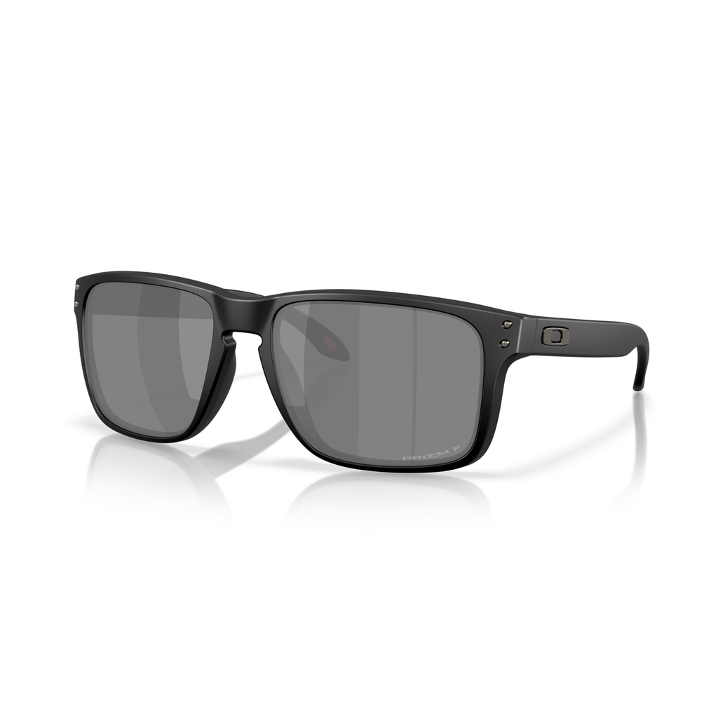 Oakley Holbrook XXL Sunglasses - Velocity 21 Matte Black + Prizm Black Polarised
