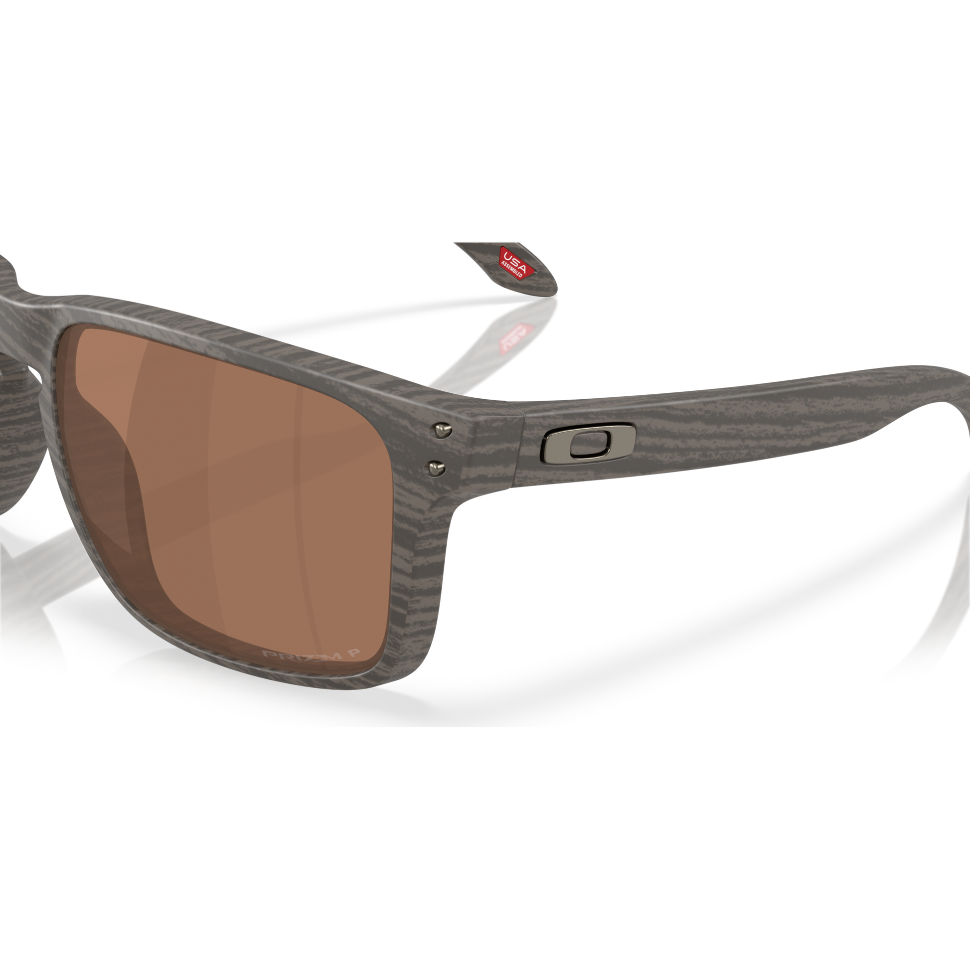 Oakley Holbrook XXL Sunglasses - Velocity 21 Woodgrain + Prizm Tungsten Polarised