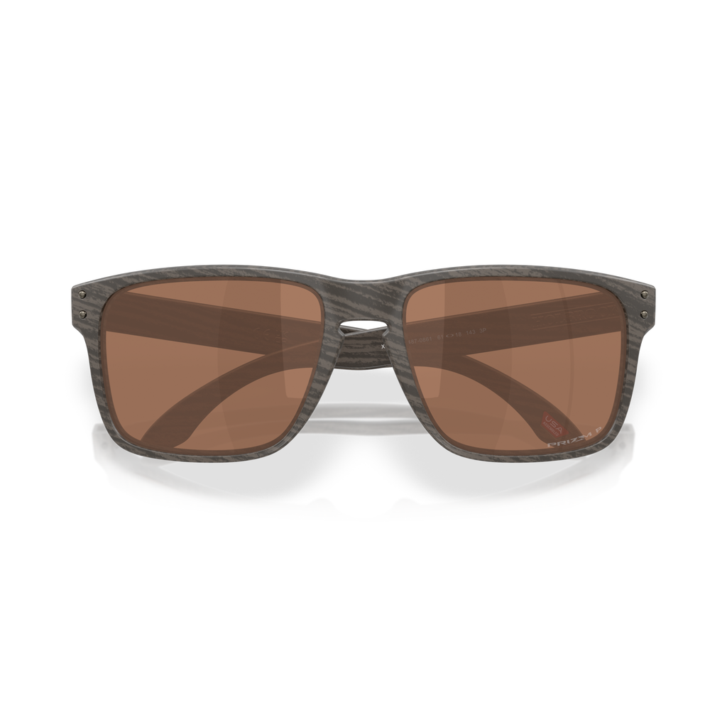 Oakley Holbrook XXL Sunglasses - Velocity 21 Woodgrain + Prizm Tungsten Polarised