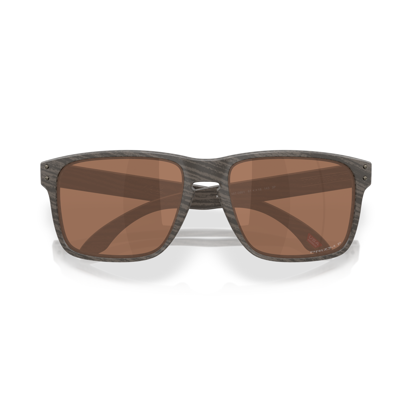 Oakley Holbrook XXL Sunglasses - Velocity 21 Woodgrain + Prizm Tungsten Polarised