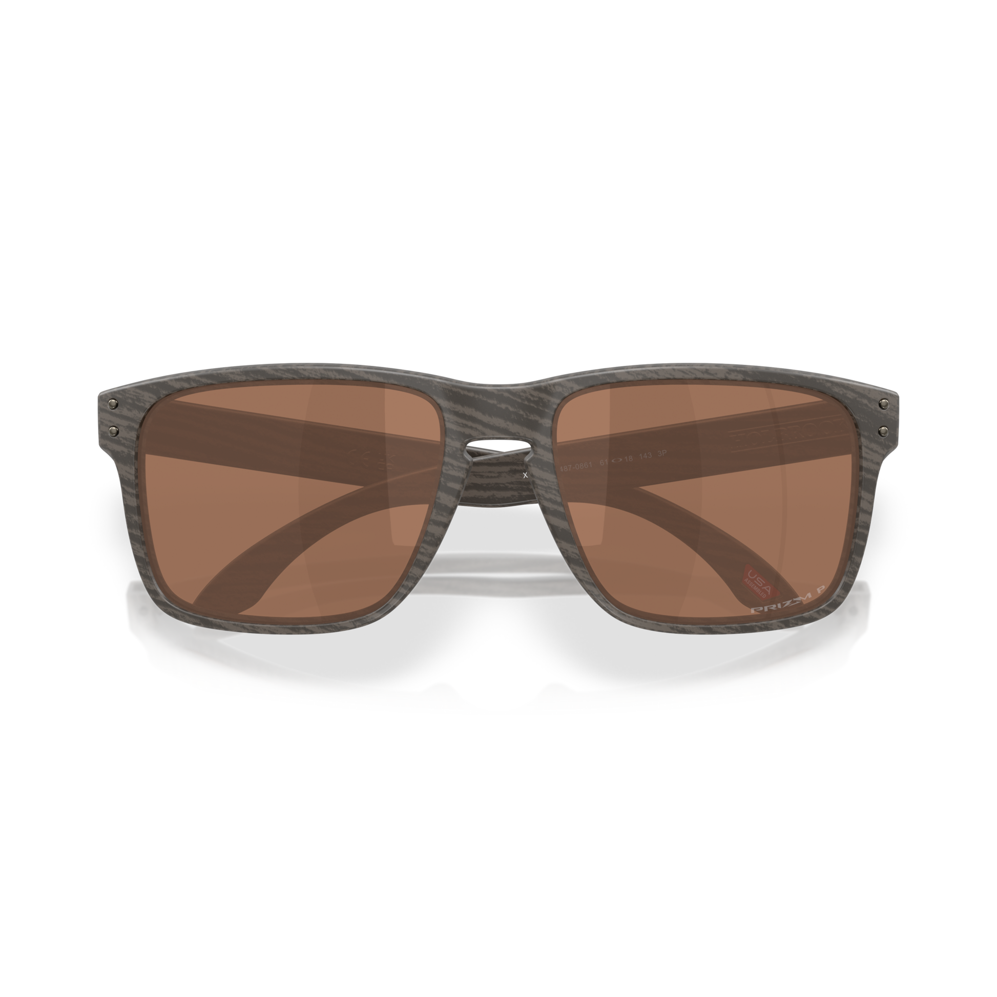 Oakley Holbrook XXL Sunglasses - Velocity 21 Woodgrain + Prizm Tungsten Polarised