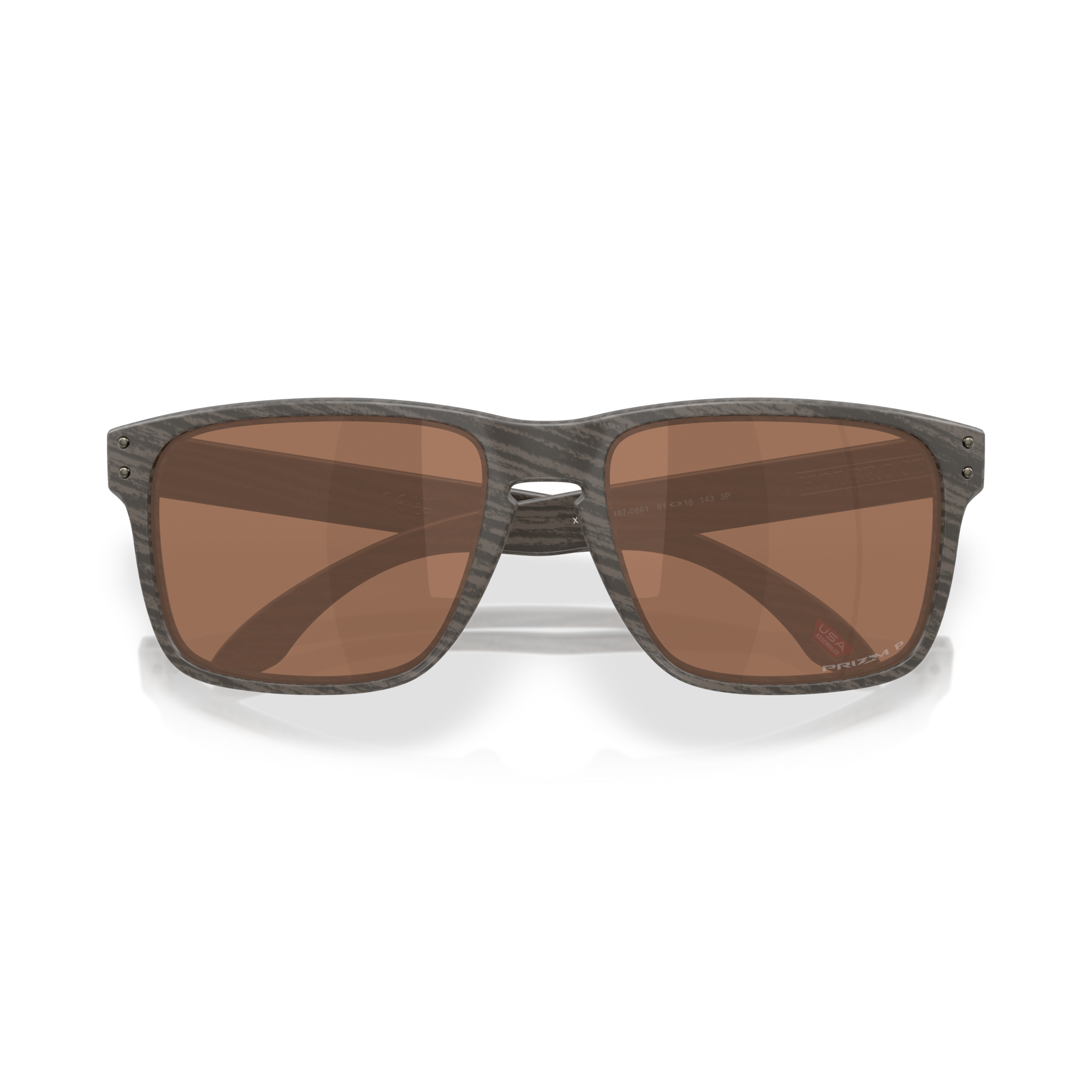 Oakley Holbrook XXL Sunglasses - Velocity 21 Woodgrain + Prizm Tungsten Polarised