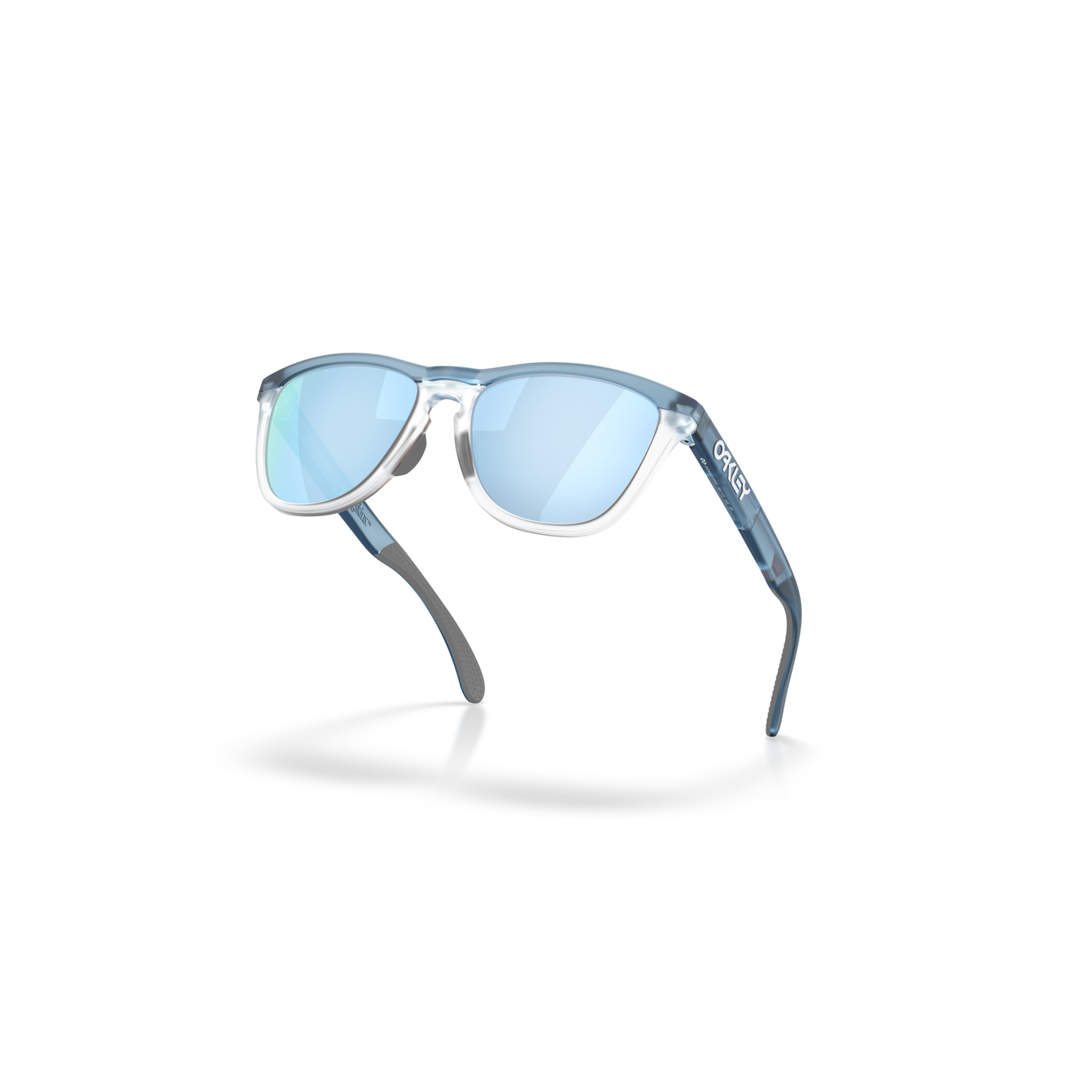 Oakley Frogskins Range XL Sunglasses - Translucent Stonewash/Clear + Prizm Deep Water Polarised