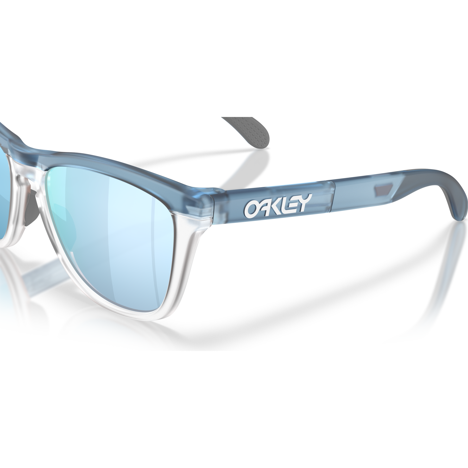 Oakley Frogskins Range XL Sunglasses - Translucent Stonewash/Clear + Prizm Deep Water Polarised