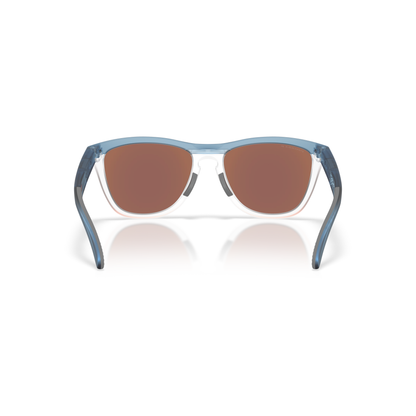 Oakley Frogskins Range XL Sunglasses - Translucent Stonewash/Clear + Prizm Deep Water Polarised