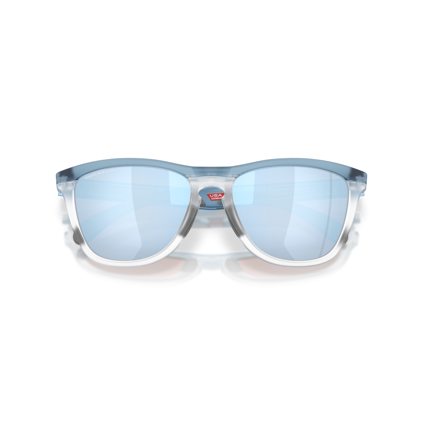 Oakley Frogskins Range XL Sunglasses - Translucent Stonewash/Clear + Prizm Deep Water Polarised