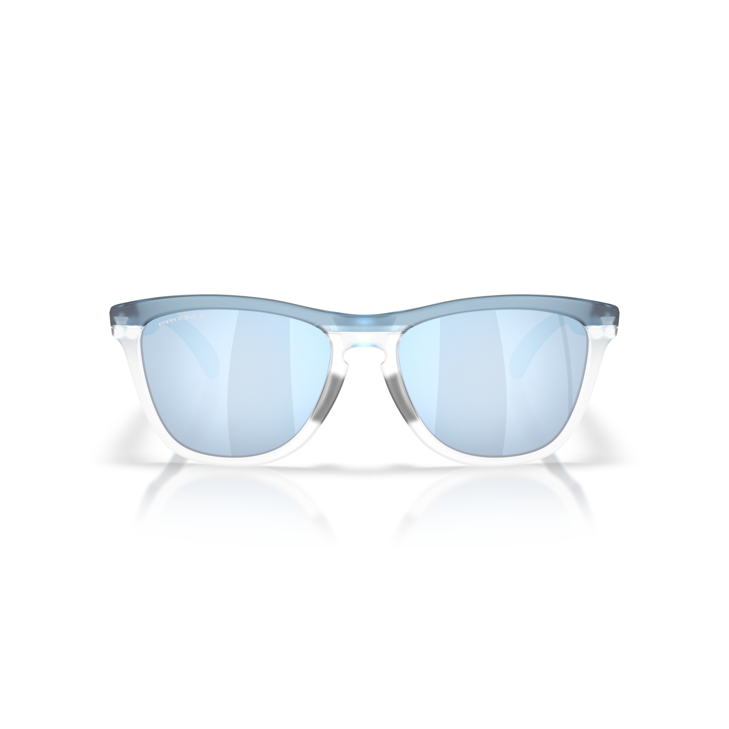 Oakley Frogskins Range XL Sunglasses - Translucent Stonewash/Clear + Prizm Deep Water Polarised