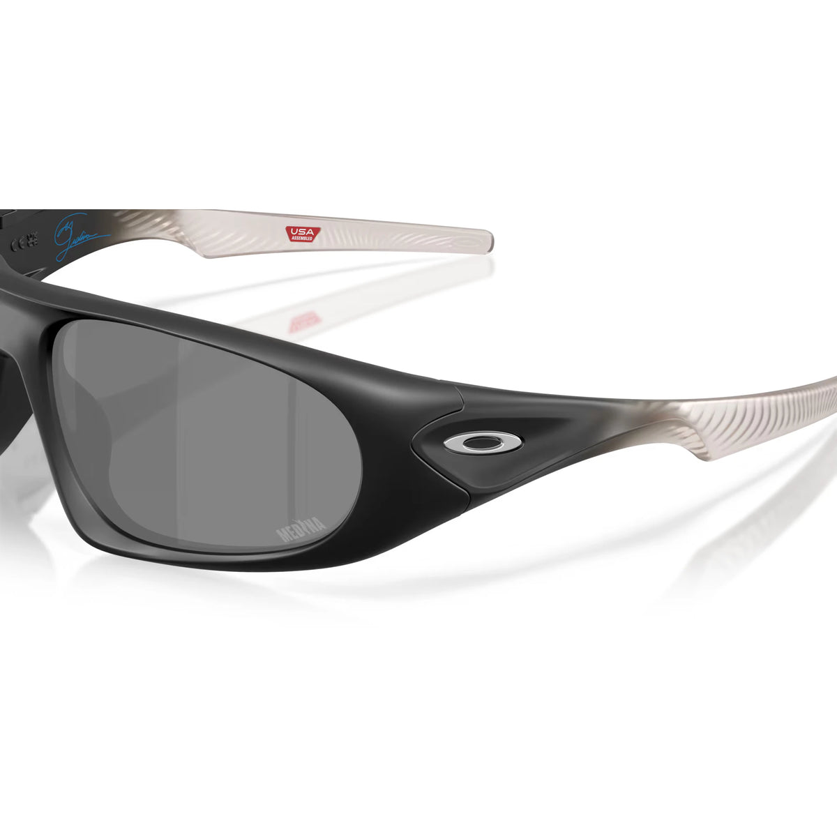 Oakley Neoforma Gabriel Medina Signature Series Sunglasses - Velocity 21 Matte Black + Prizm Black