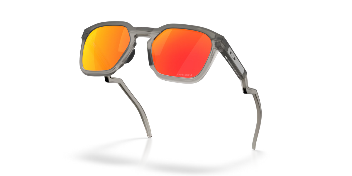 Oakley HSTN SQ sunglasses - Velocity 21 Matte Grey Smoke + Prizm Ruby