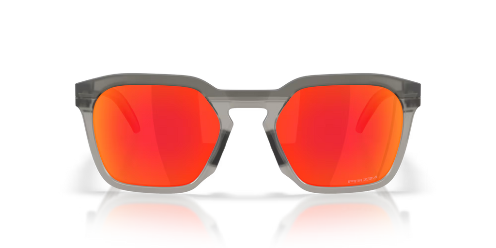 Oakley HSTN SQ sunglasses - Velocity 21 Matte Grey Smoke + Prizm Ruby
