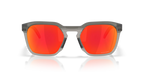 Oakley HSTN SQ sunglasses - Velocity 21 Matte Grey Smoke + Prizm Ruby