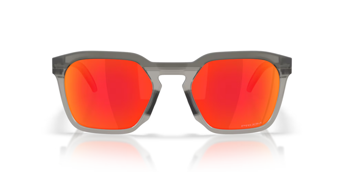 Oakley HSTN SQ sunglasses - Velocity 21 Matte Grey Smoke + Prizm Ruby