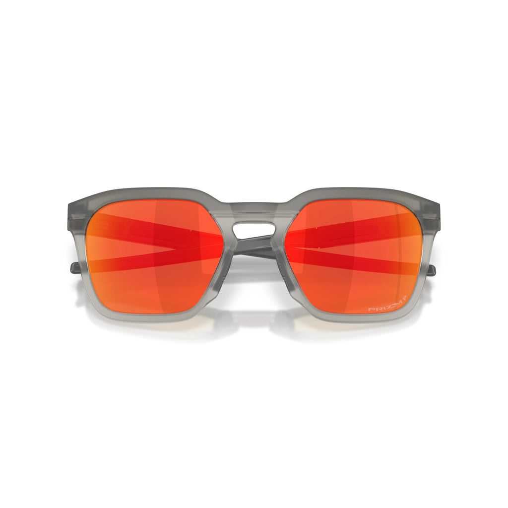 Oakley HSTN SQ 2.0 Sunglasses - Velocity 21 Matte Grey Smoke + Prizm Ruby Polarised