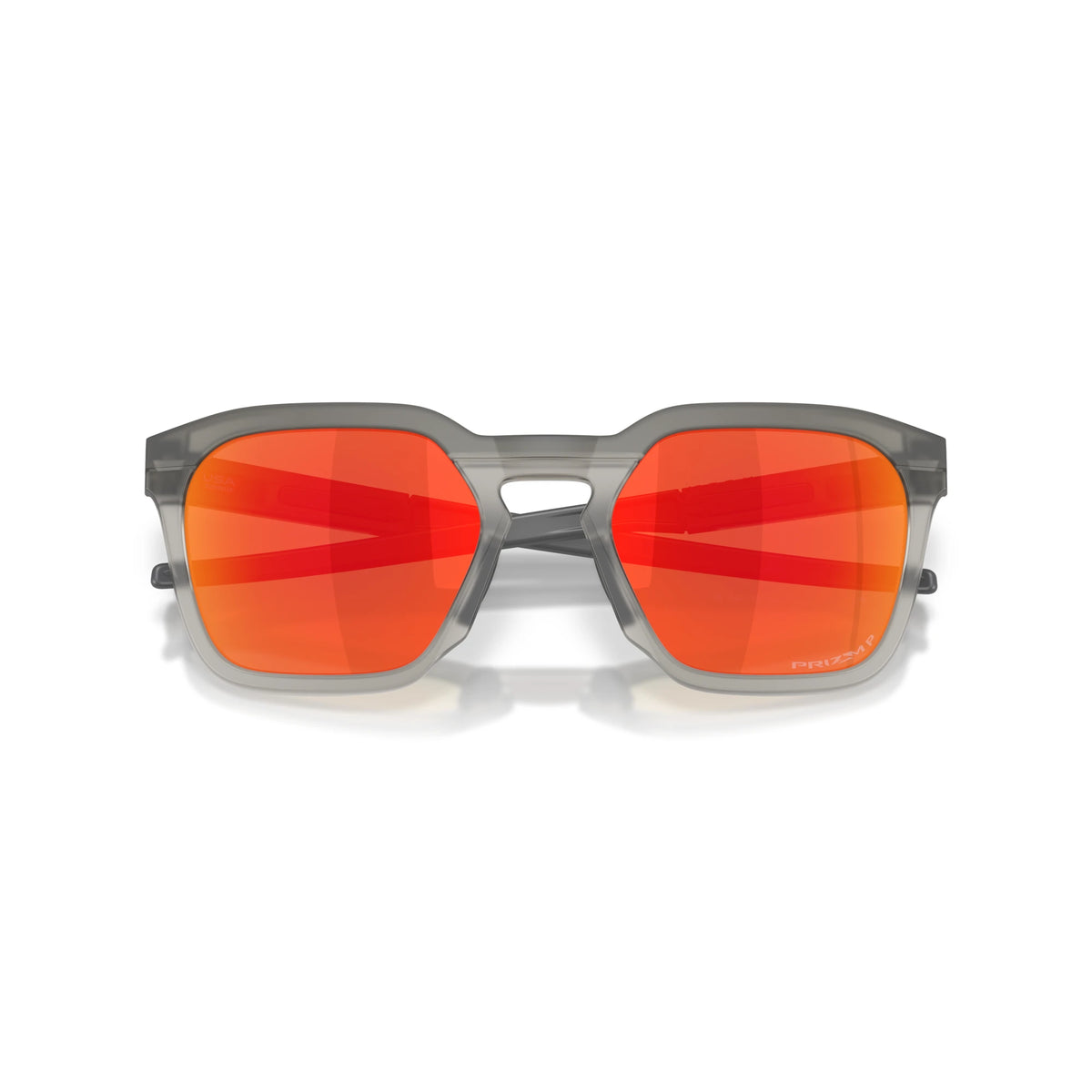Oakley HSTN SQ 2.0 Sunglasses - Velocity 21 Matte Grey Smoke + Prizm Ruby Polarised
